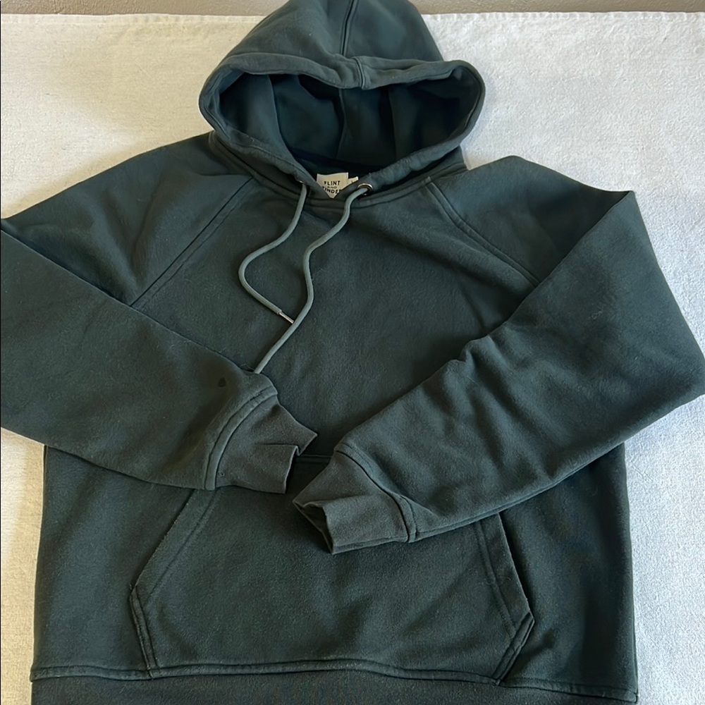 Flint and Tinder 10 Year Pullover Hoodies in Forest Green